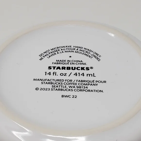 Starbucks 2023 Abstract Floral Bee Mug (2023) - Picture 6 of 6